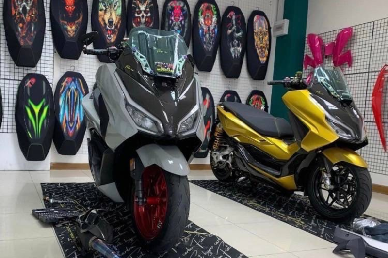 การตกแต่งเบาะมอเตอร์ไซค์ด้วยลายแฟนซี : สร้างเอกลักษณ์ให้กับจักรยานของคุณ
